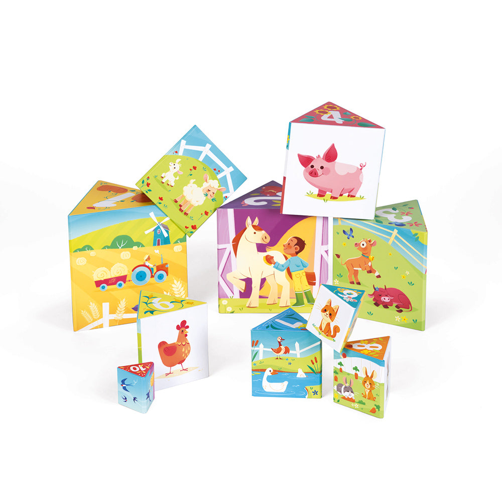 Janod Life At The Farm Triangular Pyramid