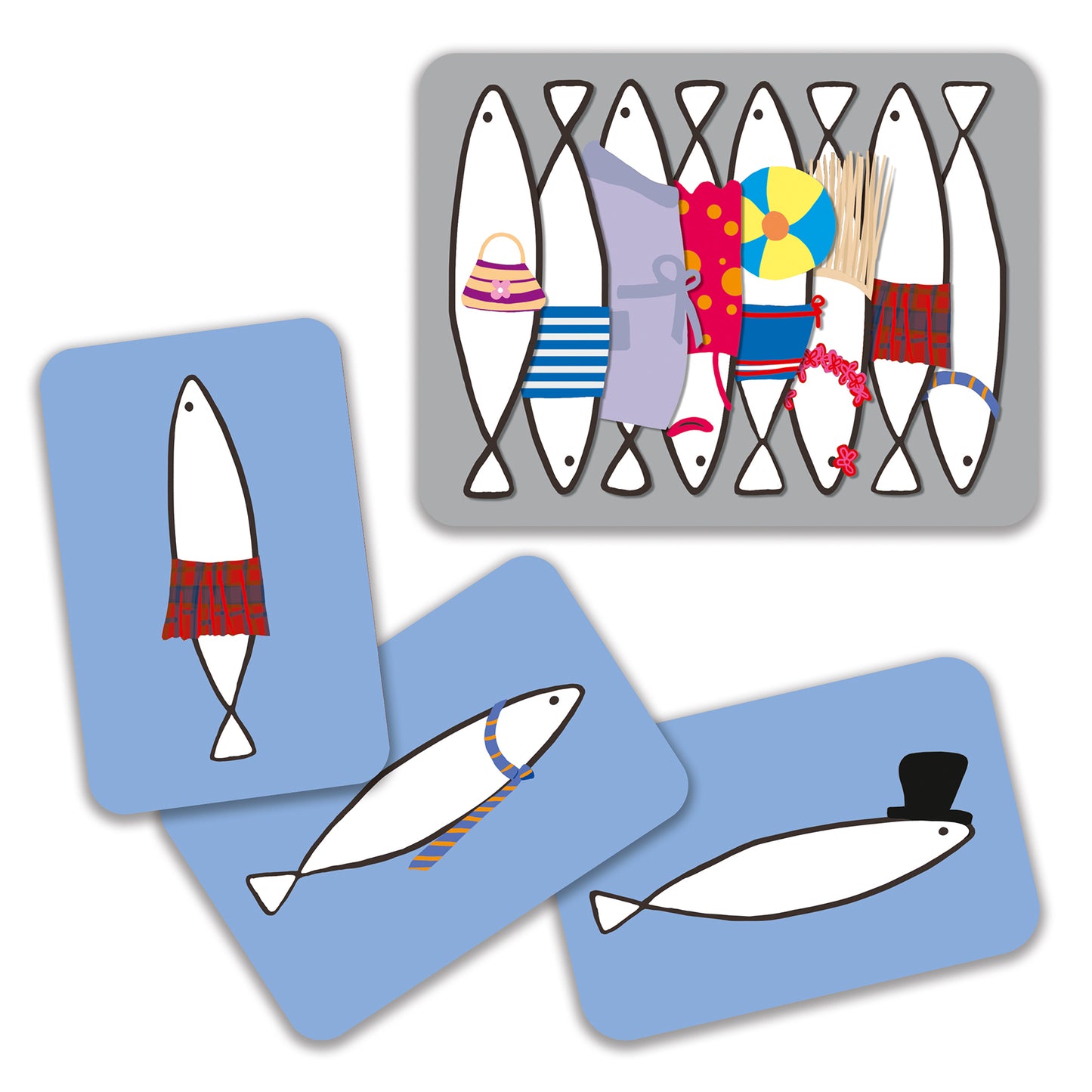 Djeco Sardines Memory Card Game