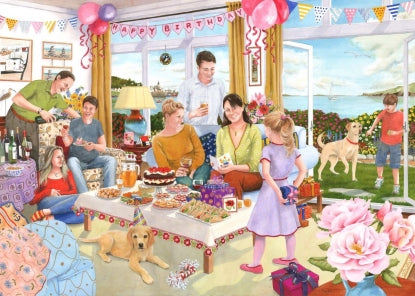 The House of Puzzles - Happy Birthday - 1000 pce Jigsaw