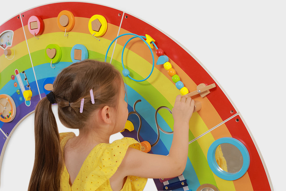 Viga Rainbow Activity Wall Toy