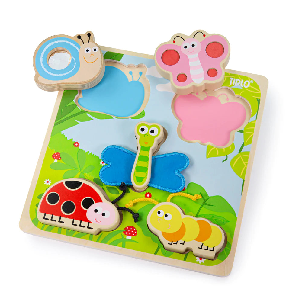 Tidlo Touch and Feel Puzzle - Insects