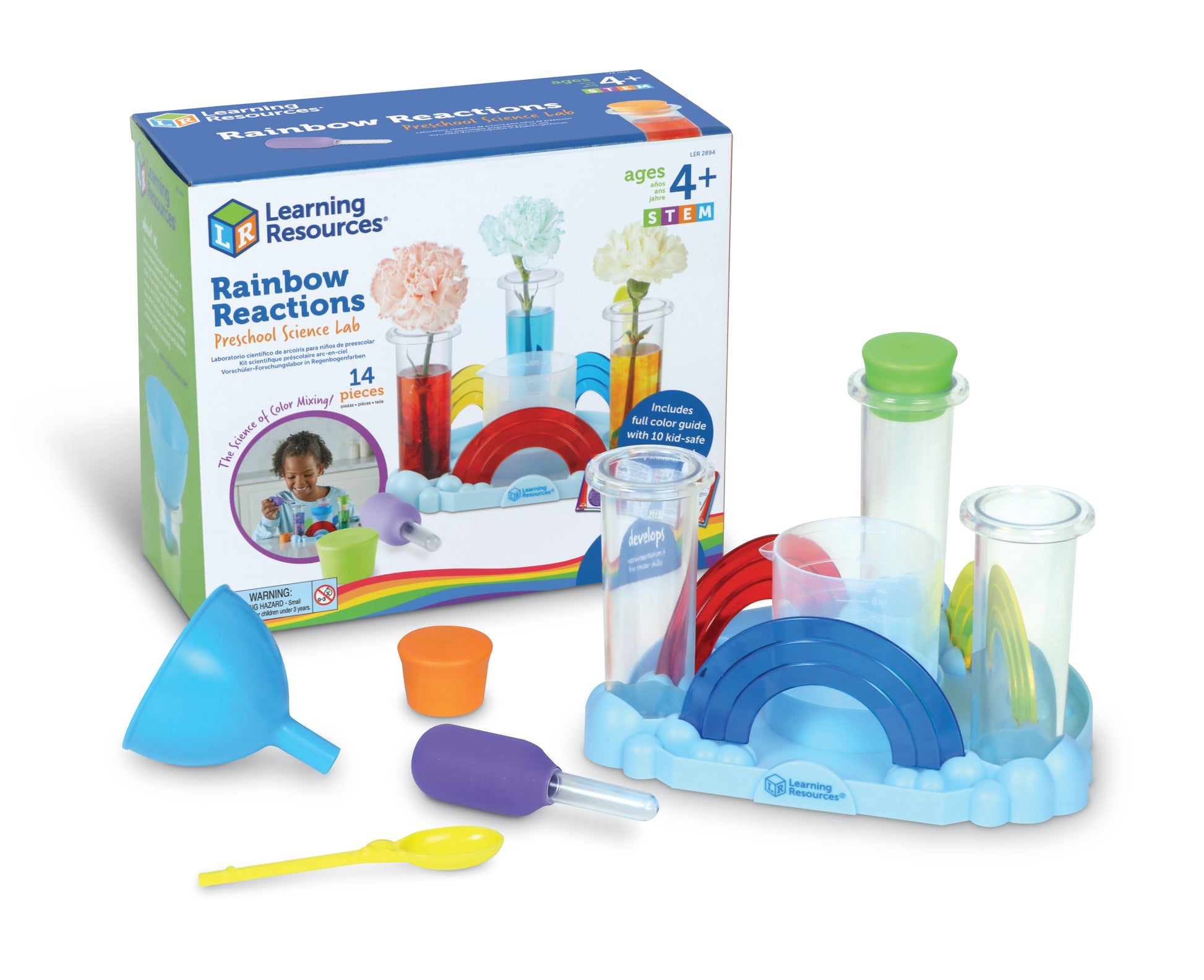 Learning Resources Rainbow Reactions Preschool Science Lab