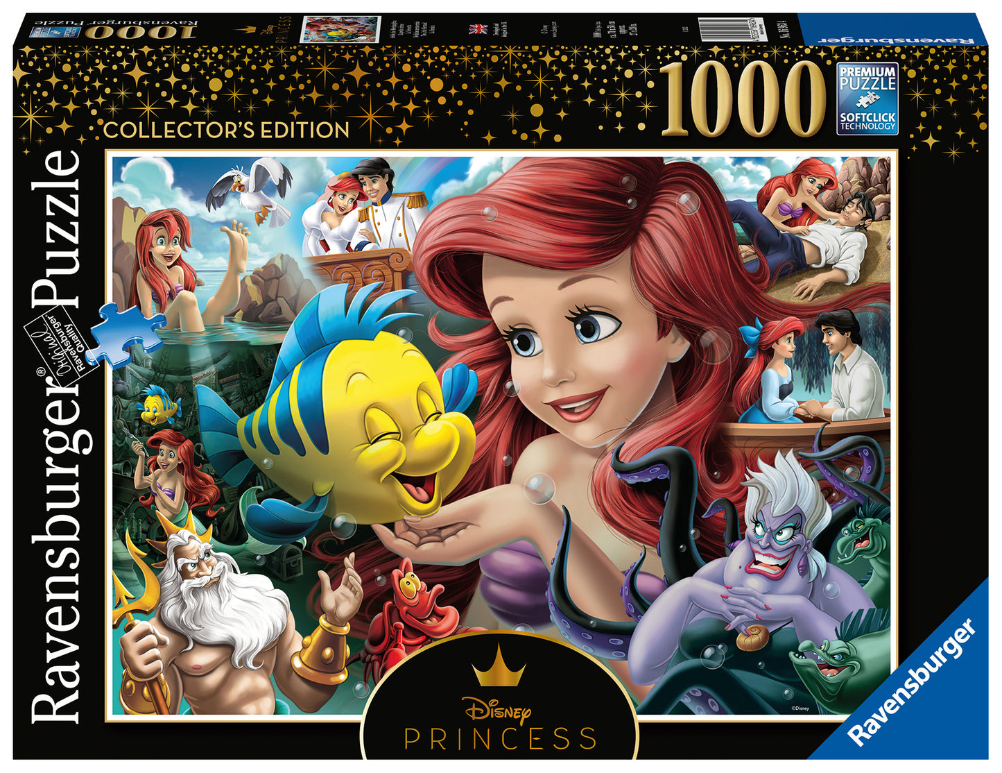 Ravensburger Disney Princess Heroines No.3 - The Little Mermaid, 1000pc