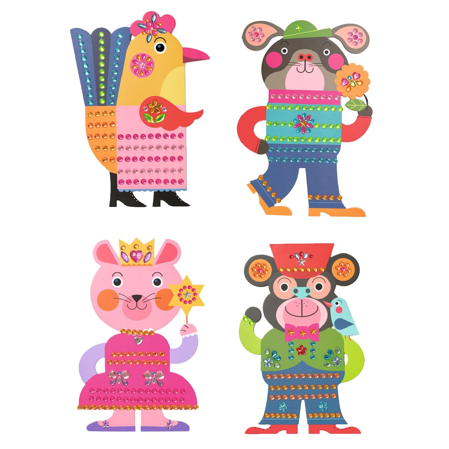 Djeco Sparkles Collage Set
