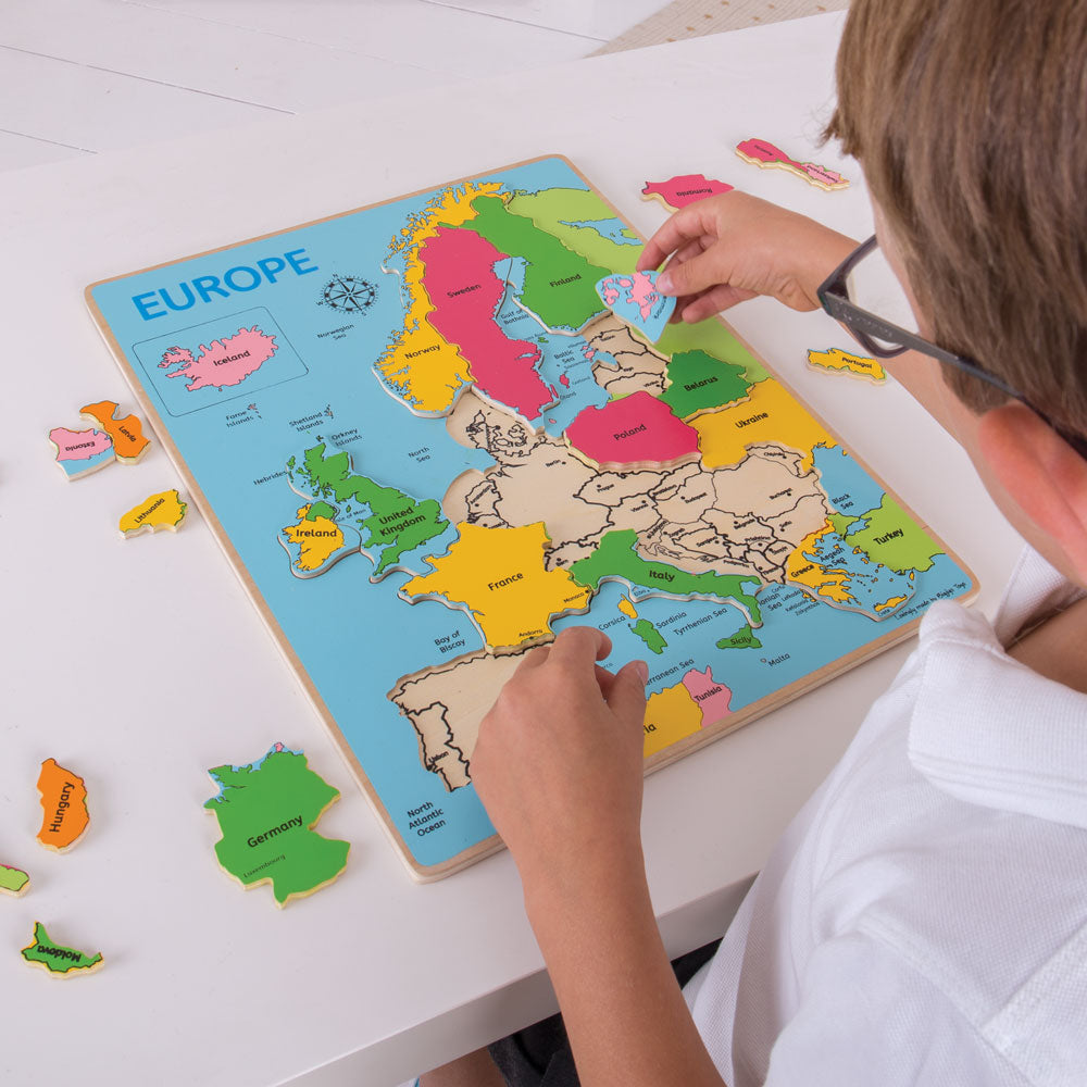 BigJigs Europe Inset Puzzle