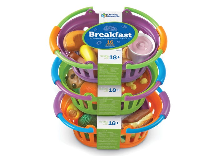Learning Resources New Sprouts® Breakfast, Lunch and Dinner Baskets