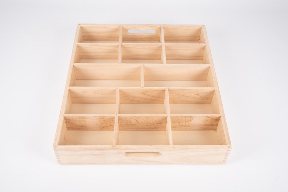 TickiT Wooden Sorting Tray - 14 Way