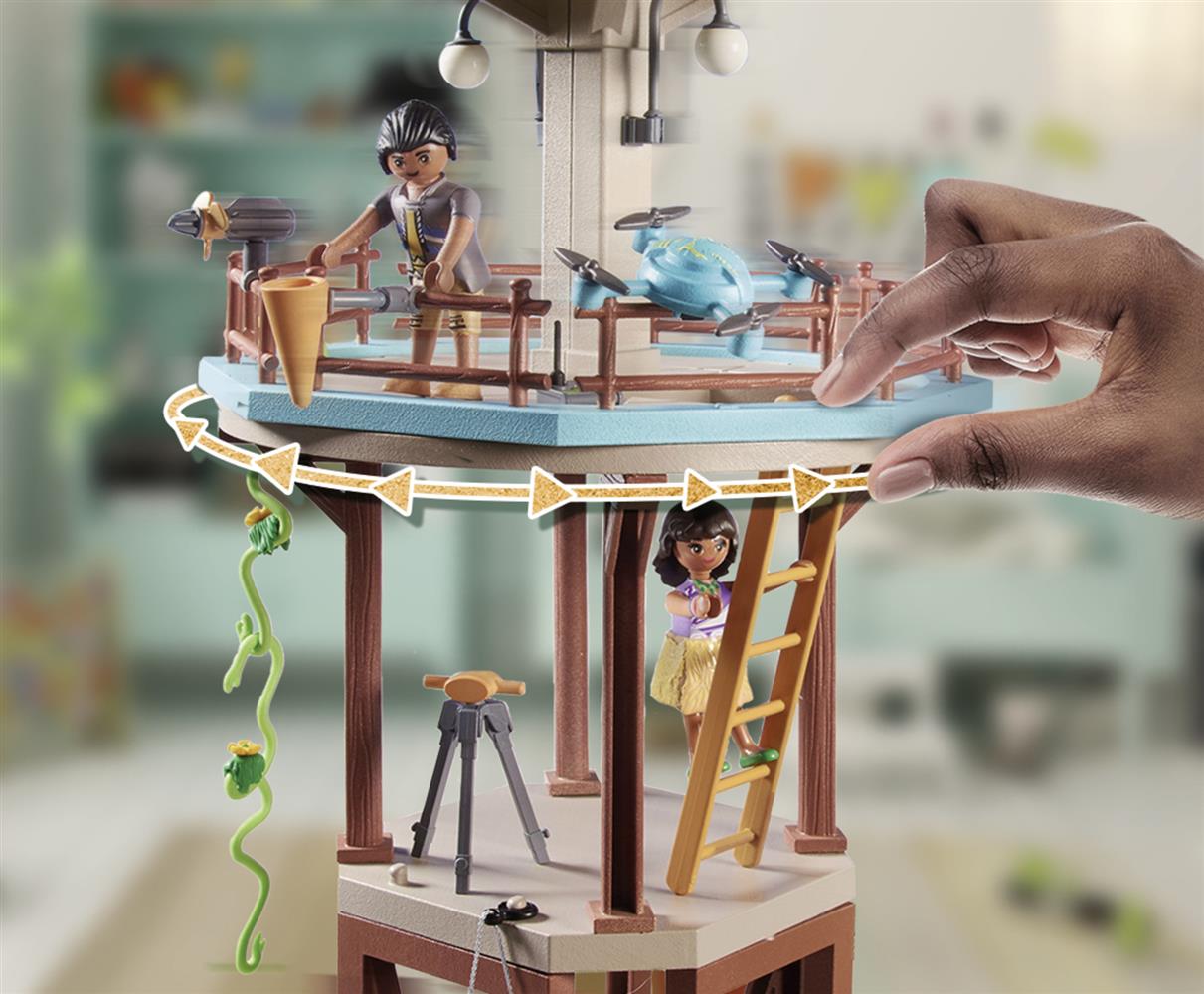 Playmobil 71008 Wiltopia Research Tower With Compass