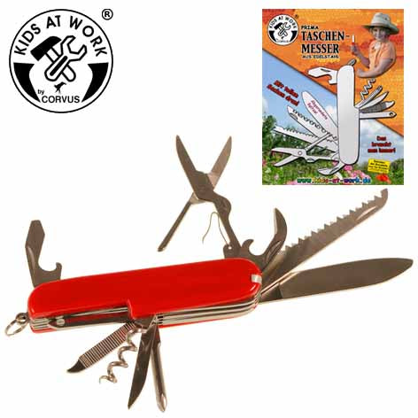 Kids At Work Pocketknife Red