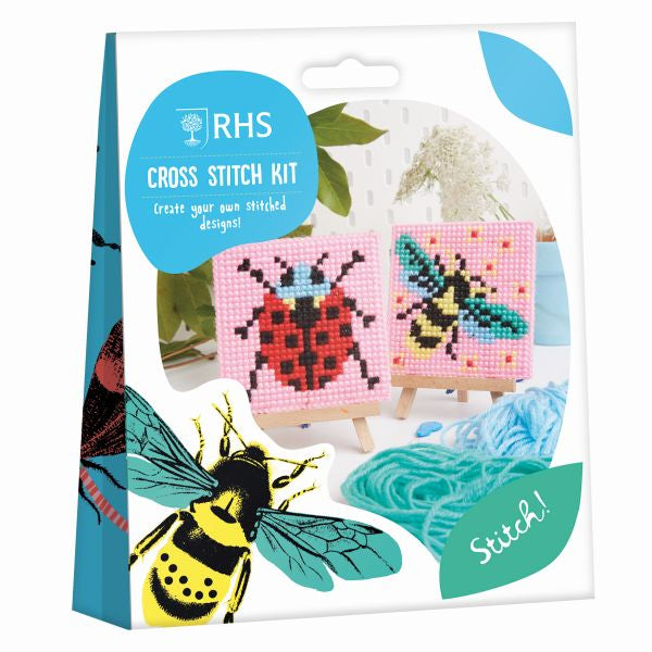 RHS Mini Cross Stitch - Bugs