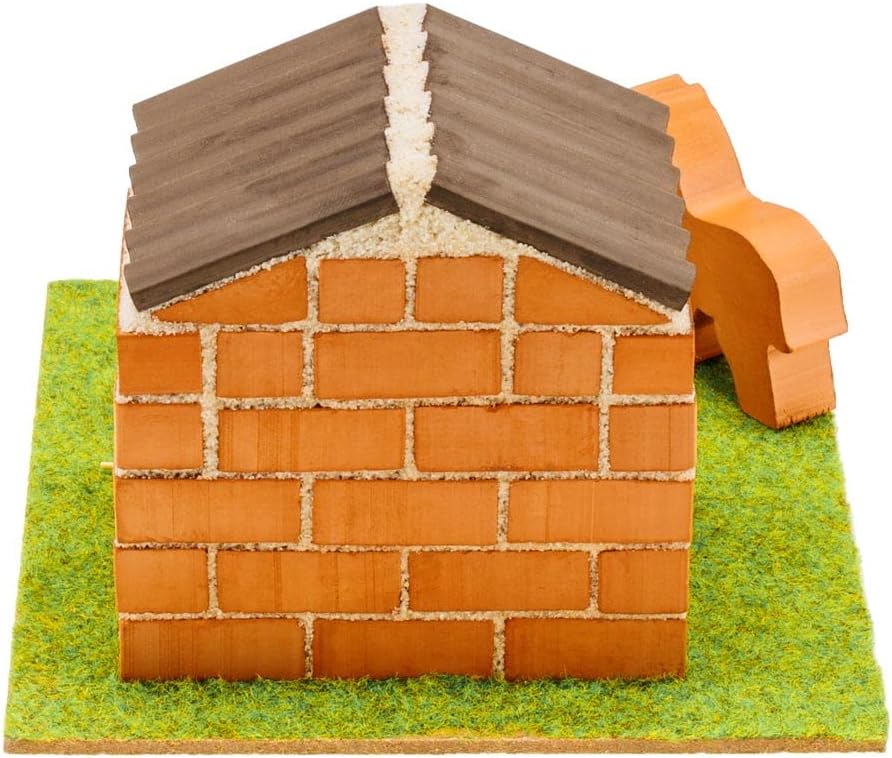 Teifoc Brick Construction Set Small Horse Stable