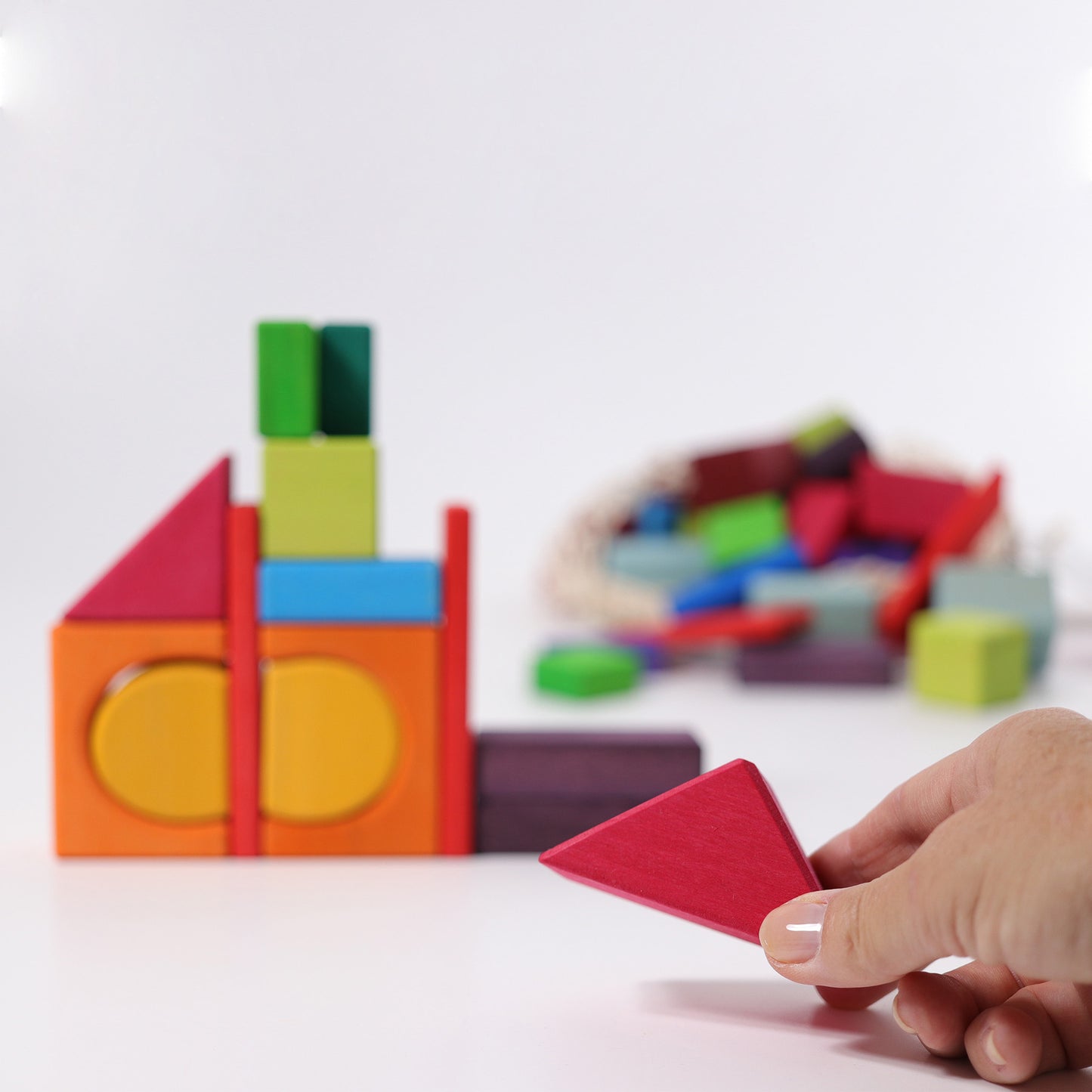Grimms 60 Colorful Geo-Blocks