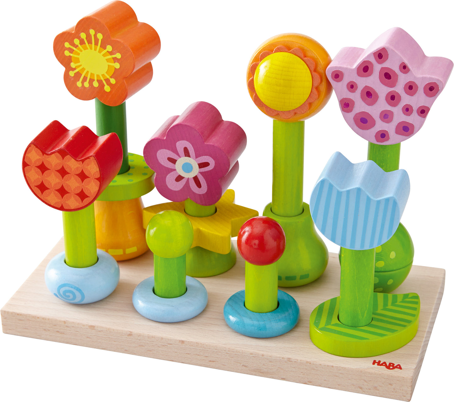 Haba Pegging Game Flower Garden