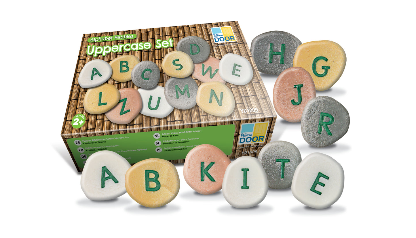 Yellow Door Alphabet Pebbles - Uppercase