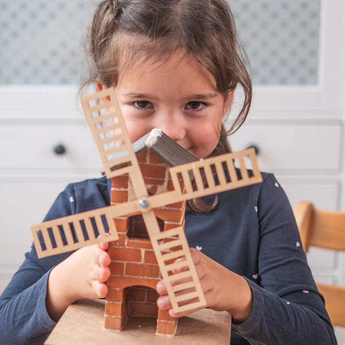 Teifoc Brick Construction Set Windmill