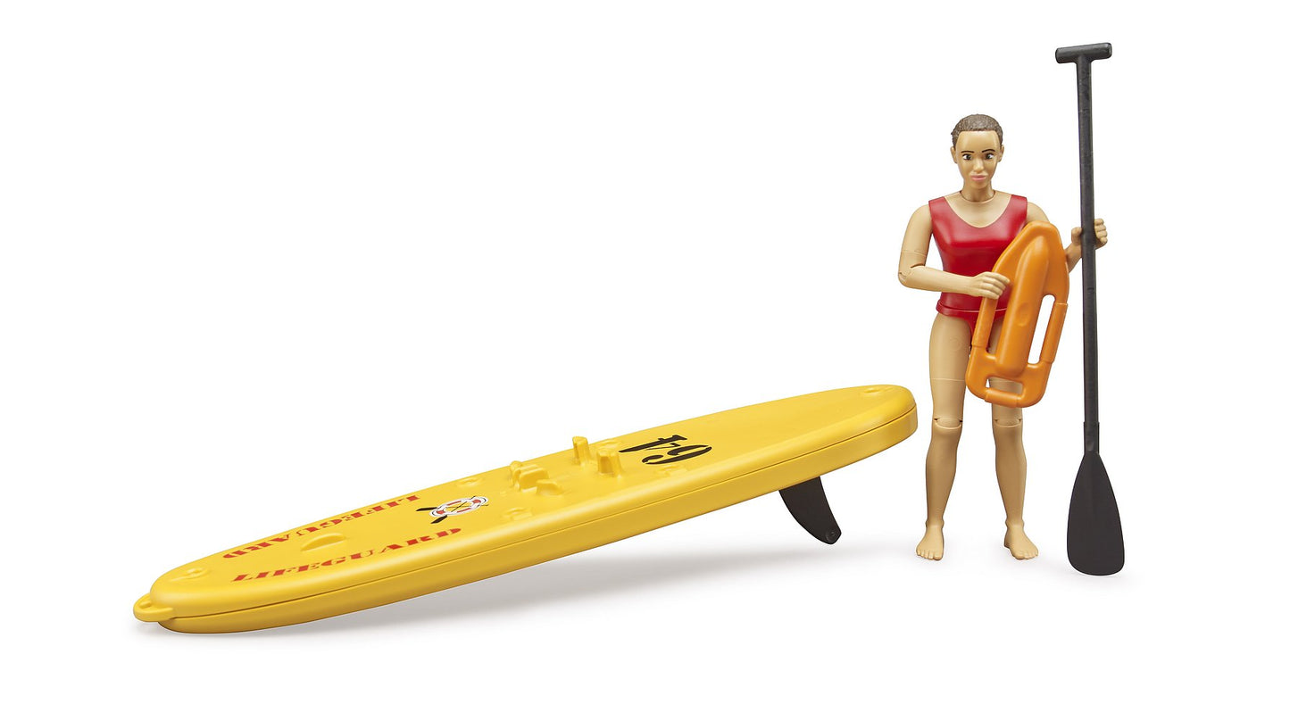 Bruder Life Guard With Stand Up Paddle
