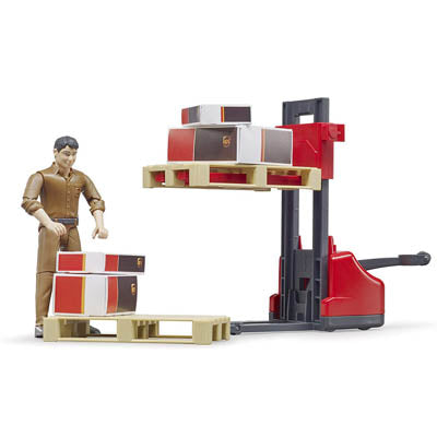 Bruder UPS Logistics Figure Set