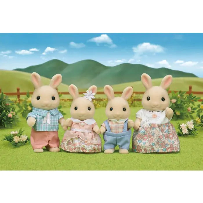 Sylvanian Families Milk Rabbit Family