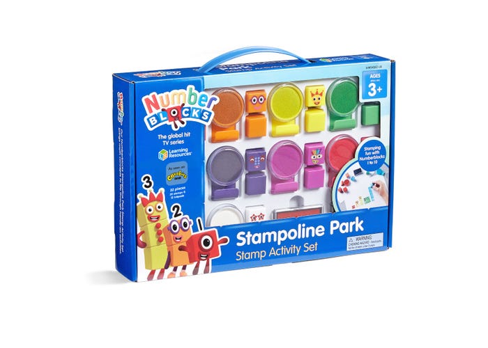 Learning Resources Numberblocks Stampoline Park Stamp Activity Set
