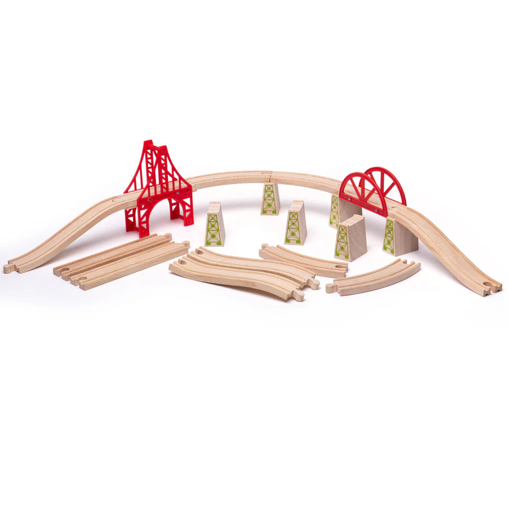 BigJigs Trains Bridge Expansion Pack