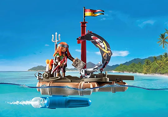 Playmobil 71794 Pirates Pirate Raft with Treasure