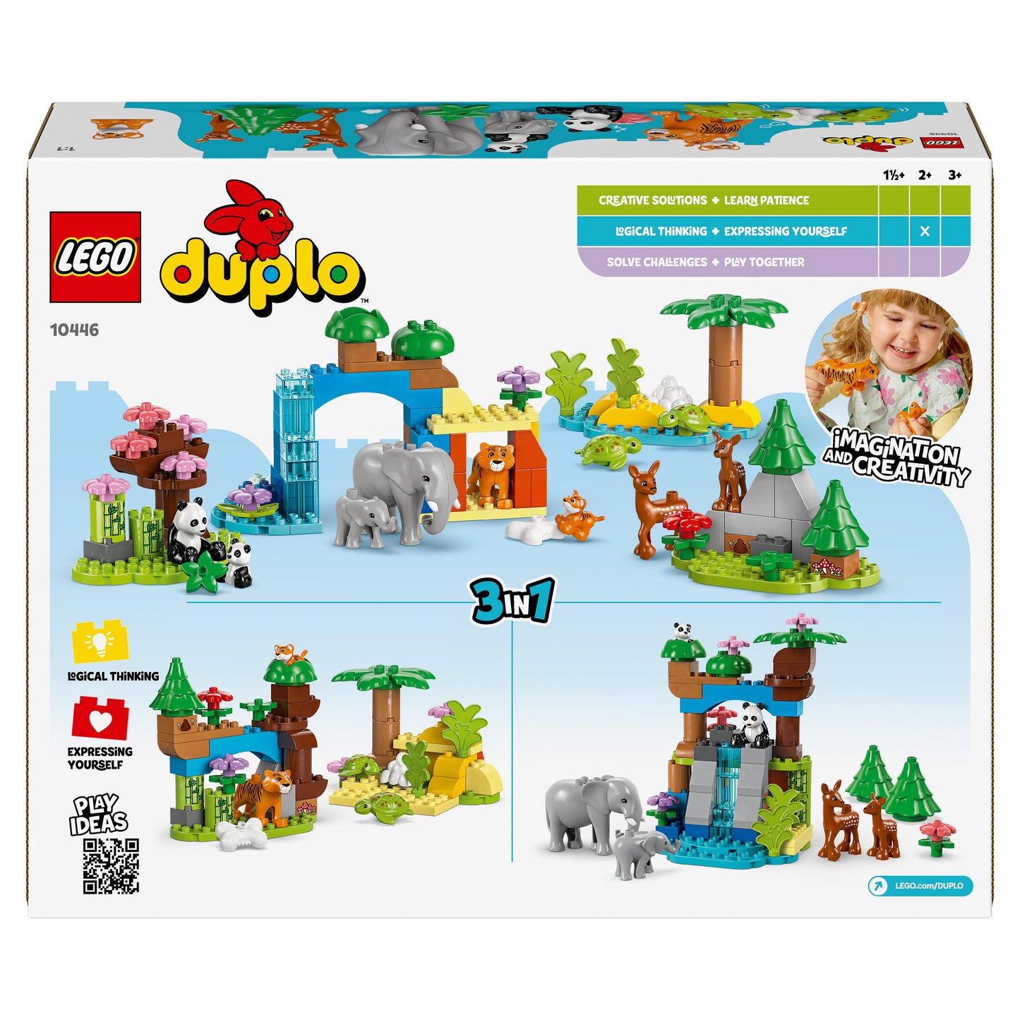 Lego DUPLO Town 10446 3in1 Wild Animal Families