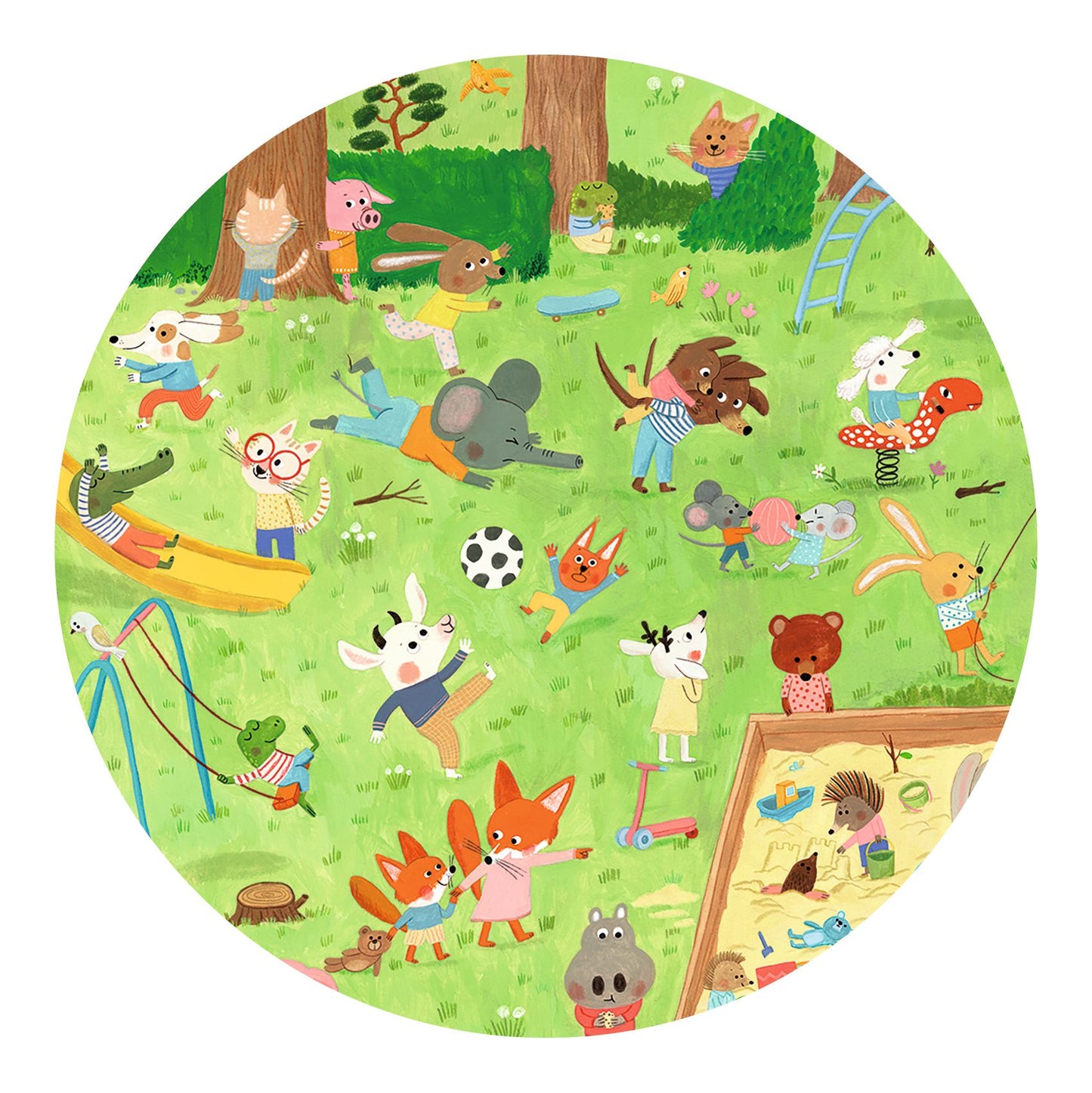 Djeco Little Friends' Garden - 35 Pcs Observation Puzzle