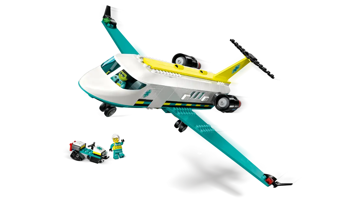 Lego City Big Vehicles 60465 Emergency Air Ambulance Airplane