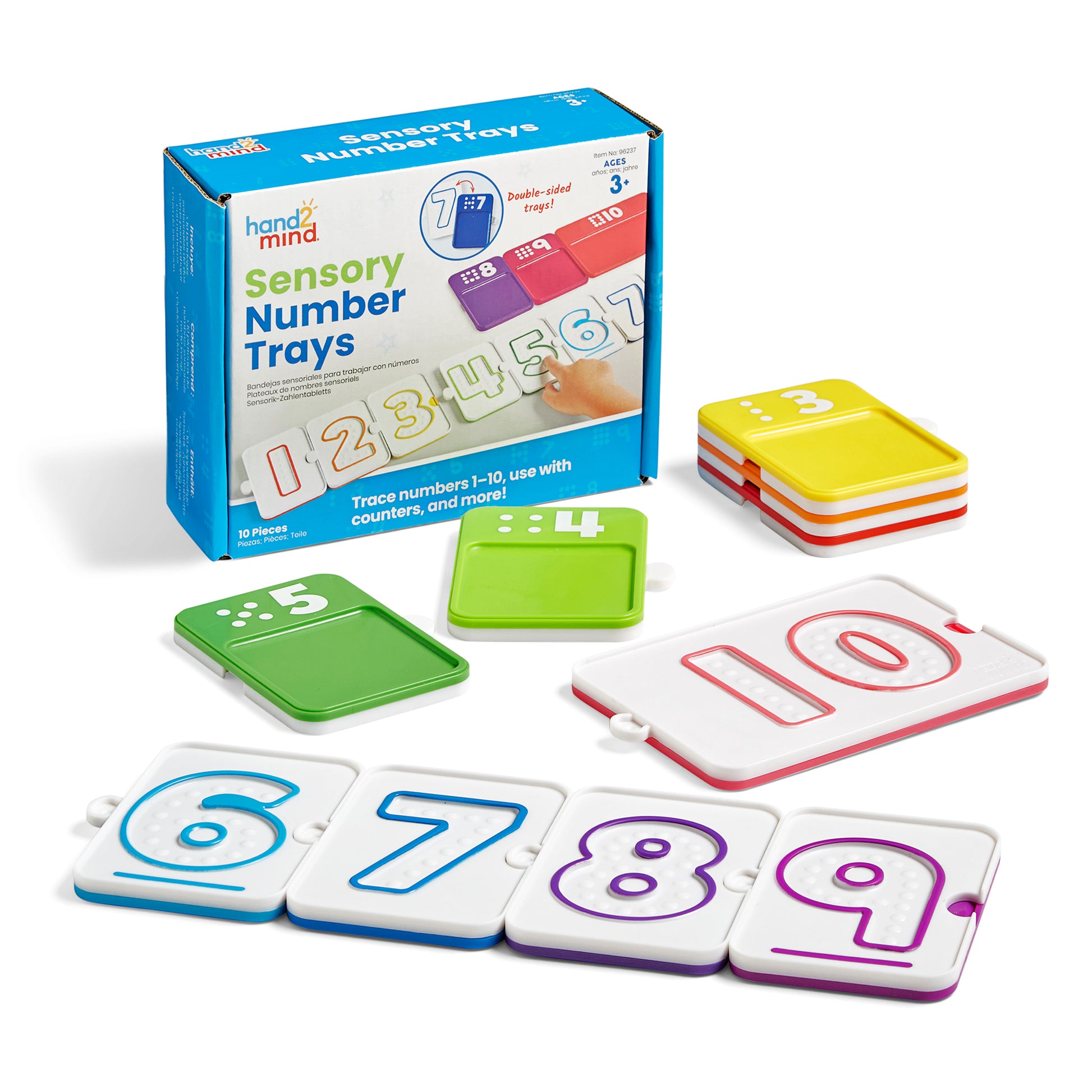 Learning Resources Sensory Number Trays
