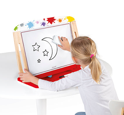 Janod Splash White And Blackboard Table