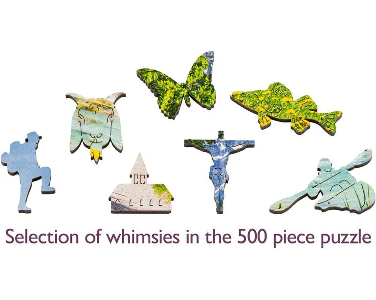 Wentworth Wooden Puzzles 500 pce Church of Ramsau in Springtime - Mega