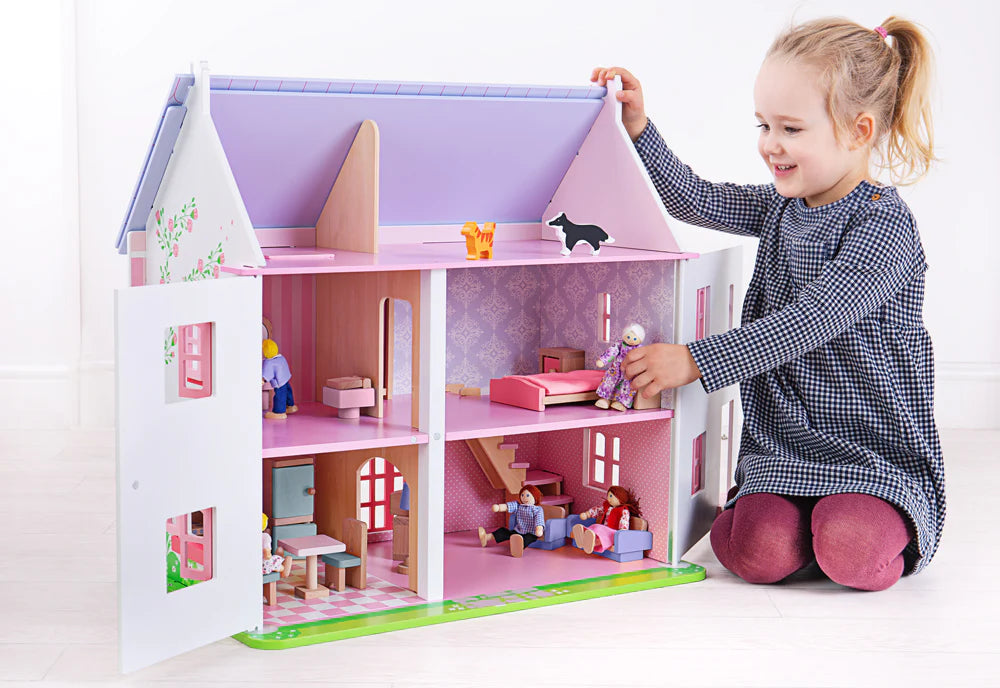 BigJigs Heritage Playset Rose Cottage