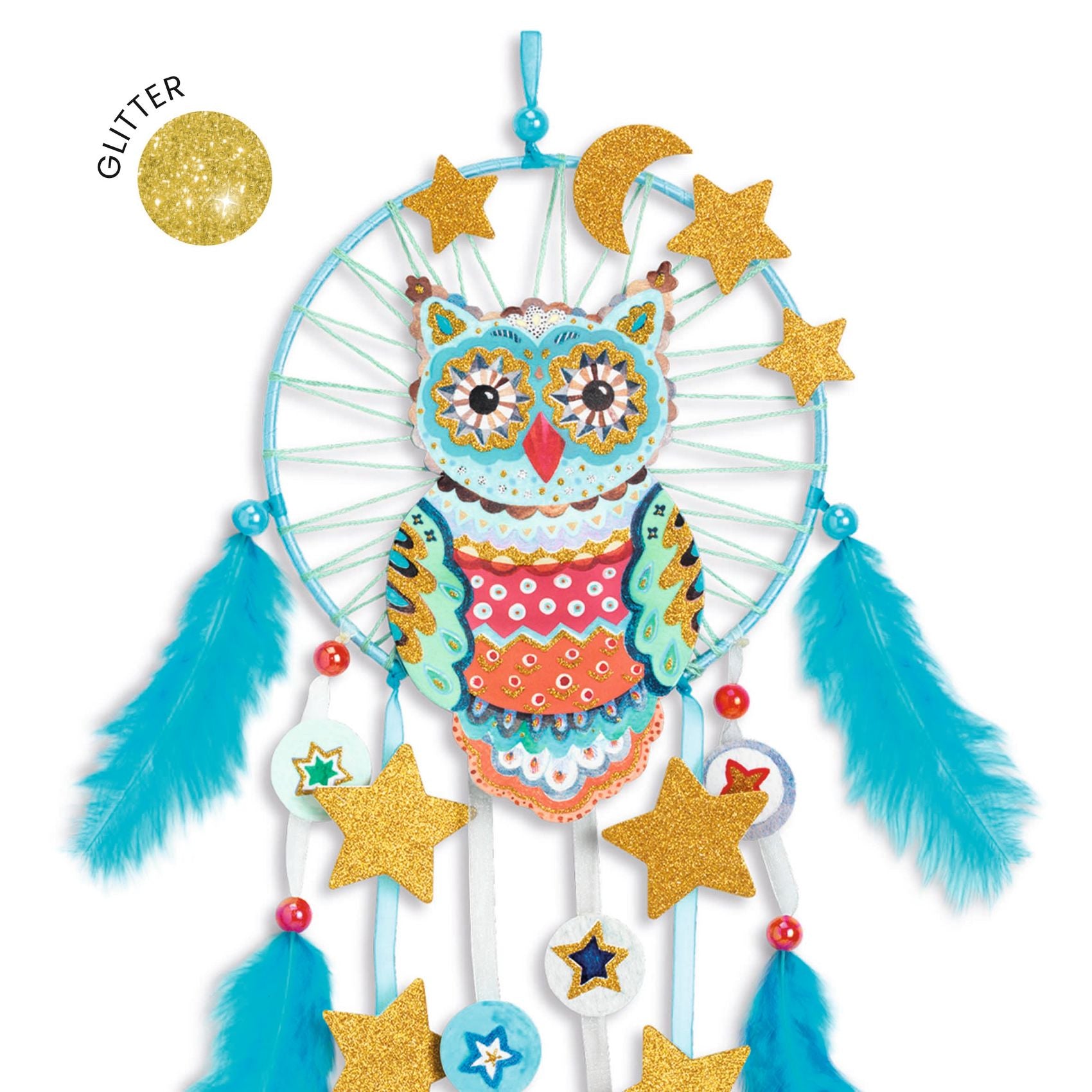 Djeco DIY Dreamcatcher To Create Golden Owl