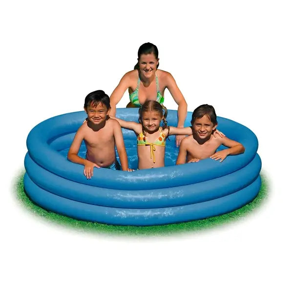 Intex 66" X 15" Wet Set - Blue Inflatable 3 Ring Pool