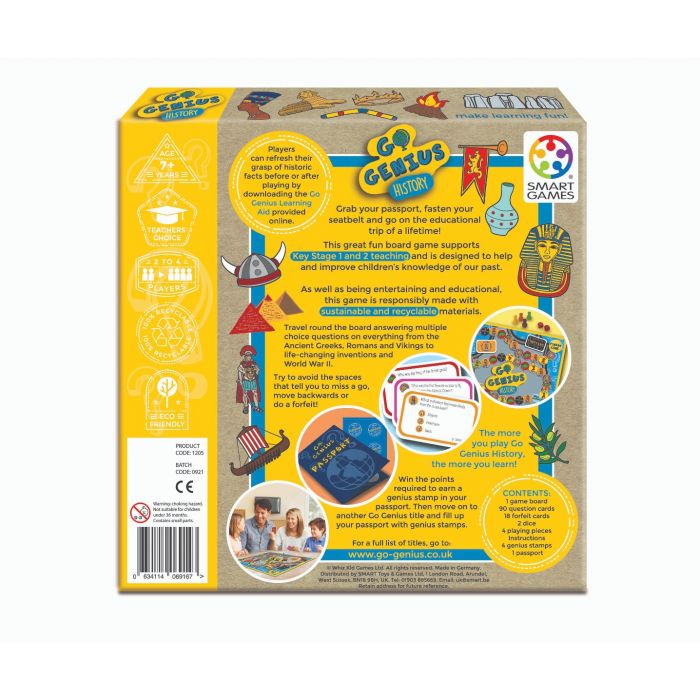 Smart Games Go Genius History