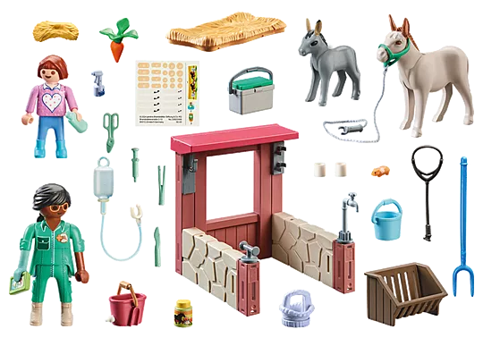 Playmobil 71471 Country Farmyard Veterinarian Starter Pack