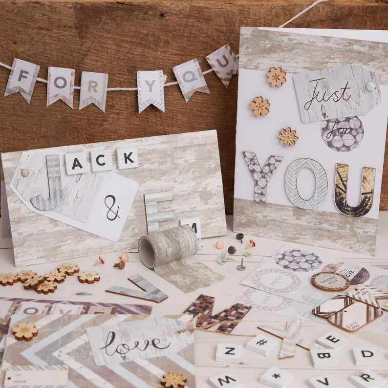 Bee And Bumble Cardmaking Box With Elements Wood Accents