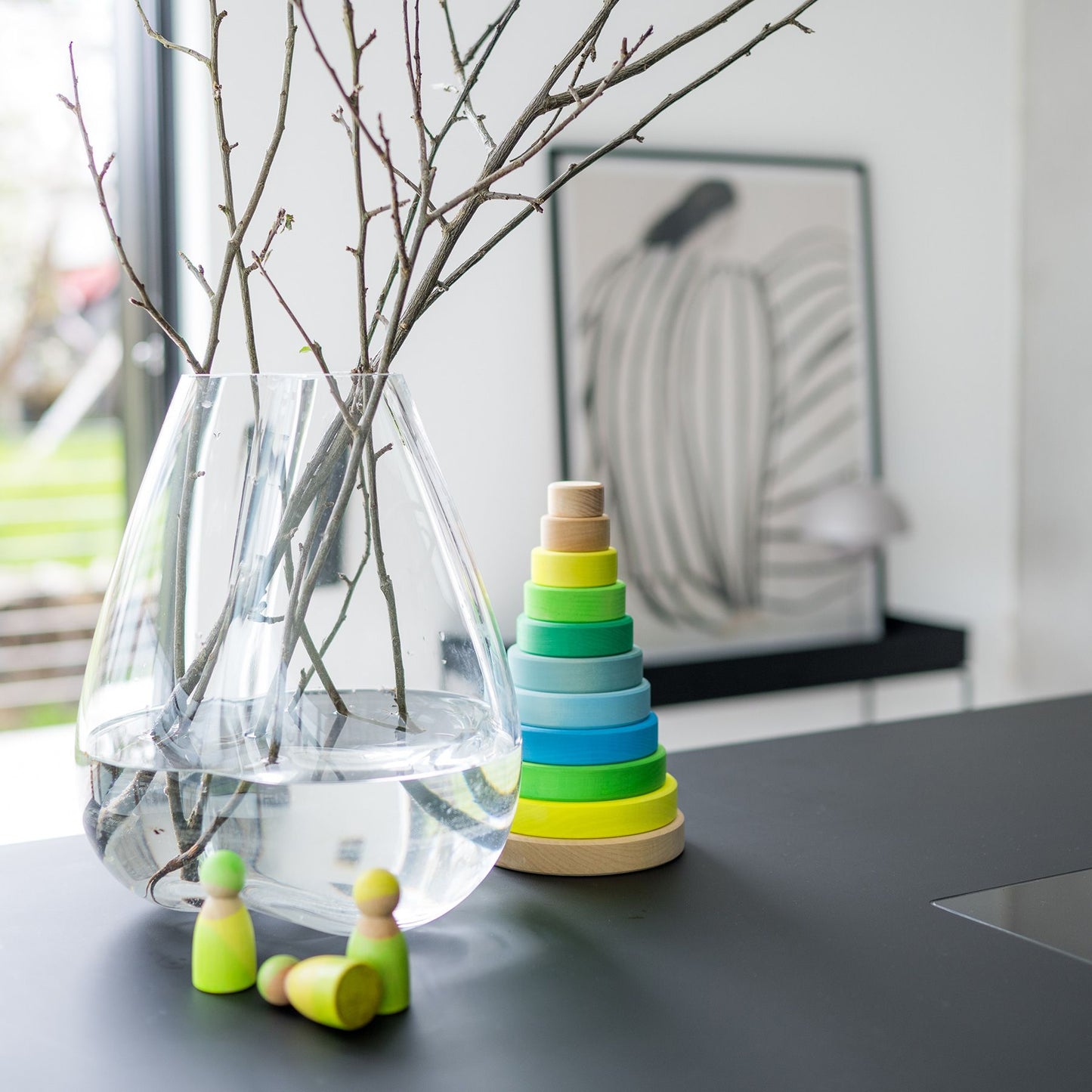 Grimms Conical Tower Neon Green