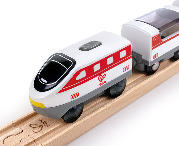 Hape Mega Metropolis Train Bucket Set (80 pieces)