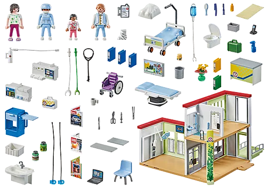 Playmobil 71615 Action Heroes: Modern Hospital