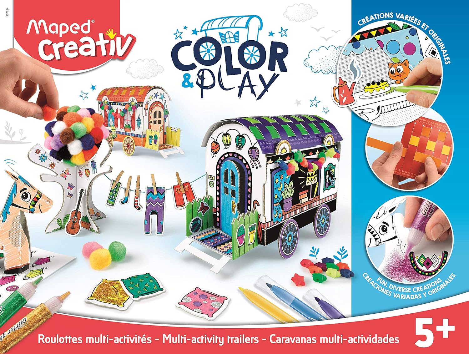 Maped Creativ Color & Play Design Your Own Caravans