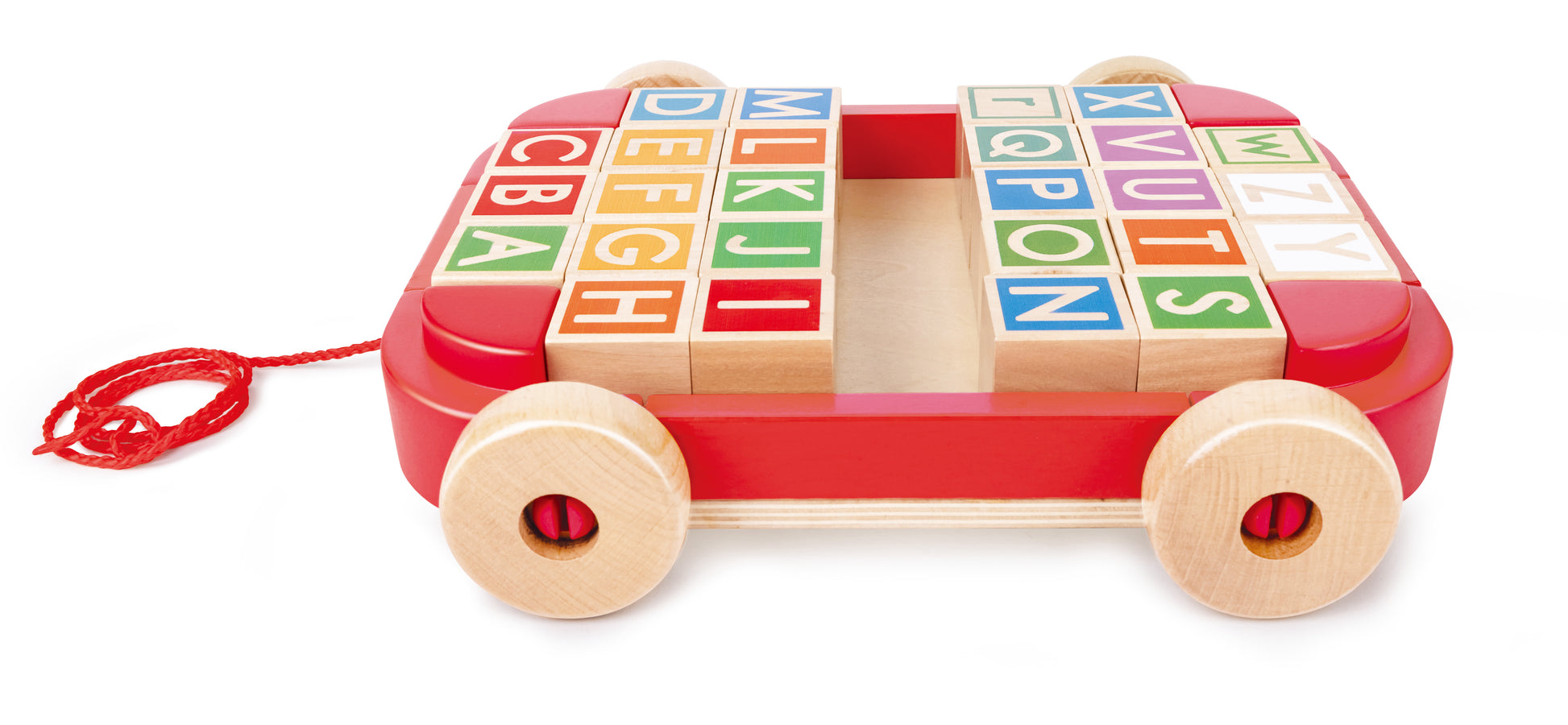 Hape Pull-along Cart with Stacking Blocks