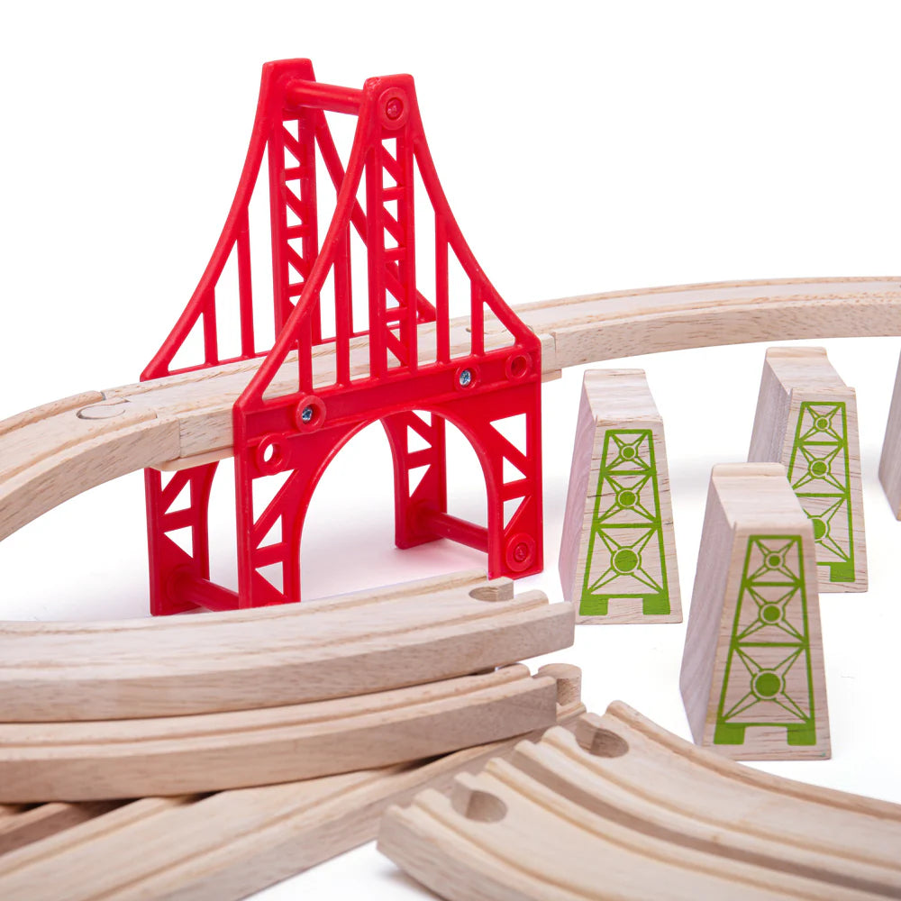 BigJigs Trains Bridge Expansion Pack