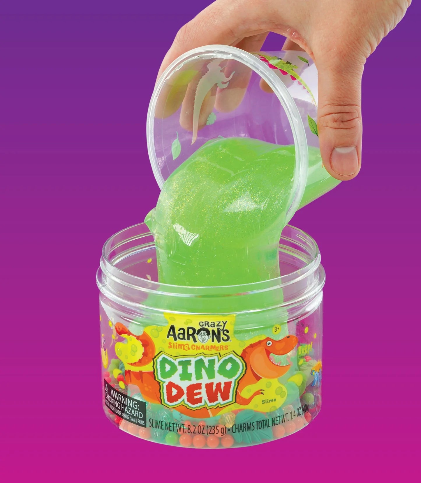 Crazy Aaron's Slime Charmers Dino Dew