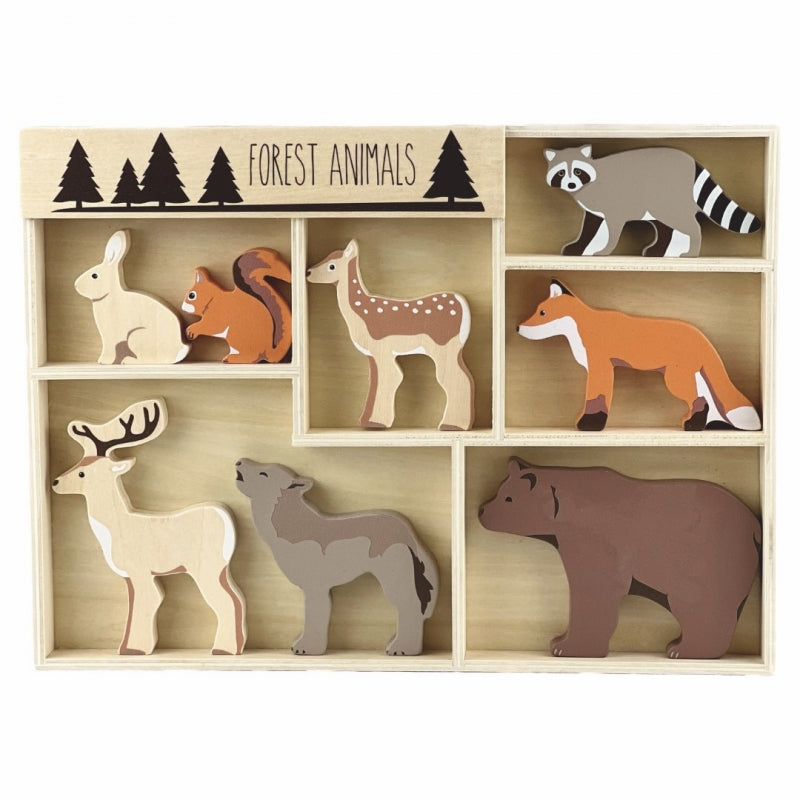 Egmont Toys 8 Wooden Forest Animals