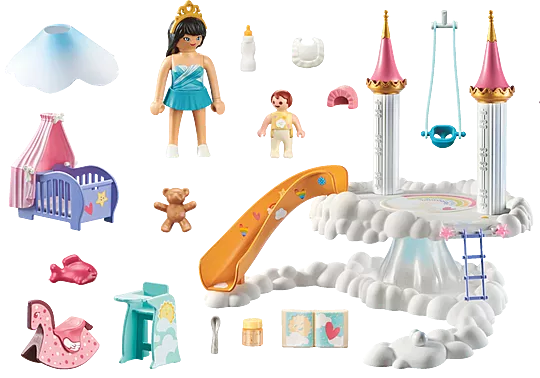 Playmobil 71360 Princess Magic Rainbow Baby Room in the Clouds