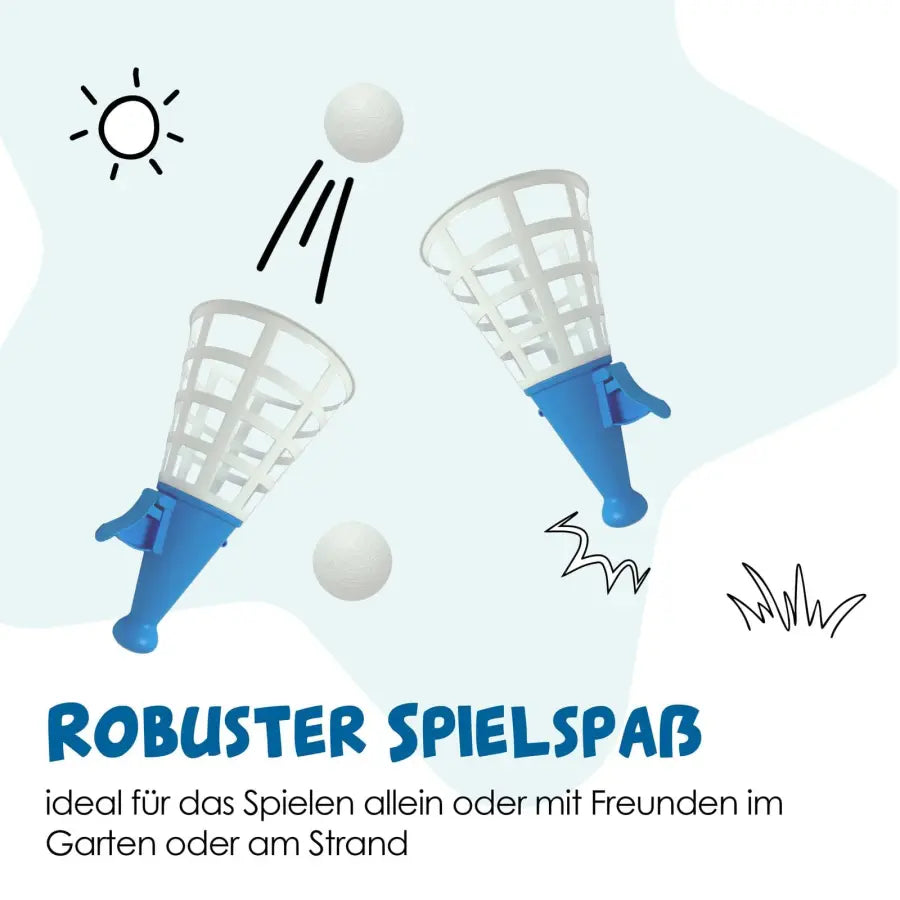 Alldoro XXL Catch Ball, incl. 2 catching cups + 2 balls