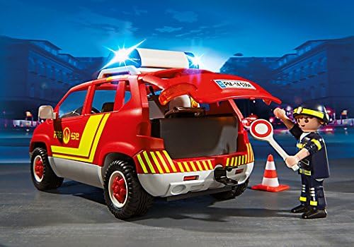 Playmobil Plus Fire Chiefs Car with Lights and Sound