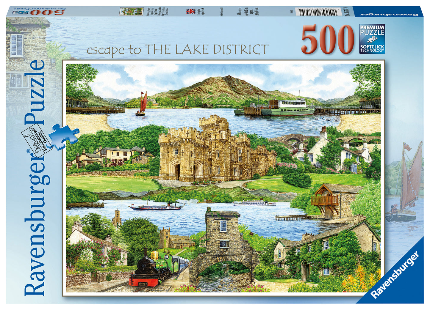 Ravensburger Escape to The Lake District, 500pc Jigsaw Puzzle