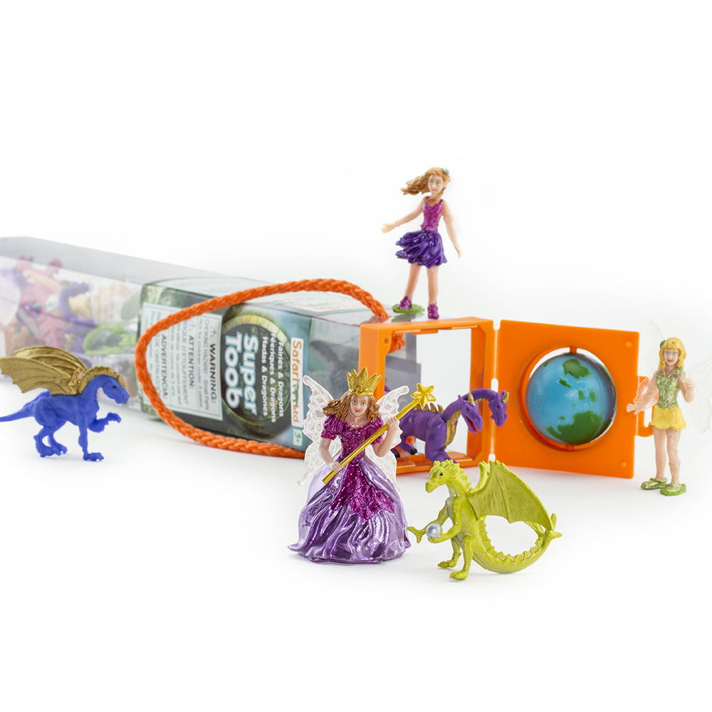 Safari Toob Fairies & Dragons (12 Pieces)